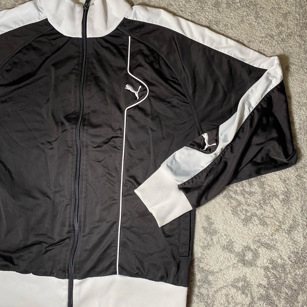 PUMA jacket sport Black & White men Size L